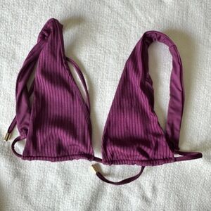 Monday Swimwear Eggplant Bikini Top